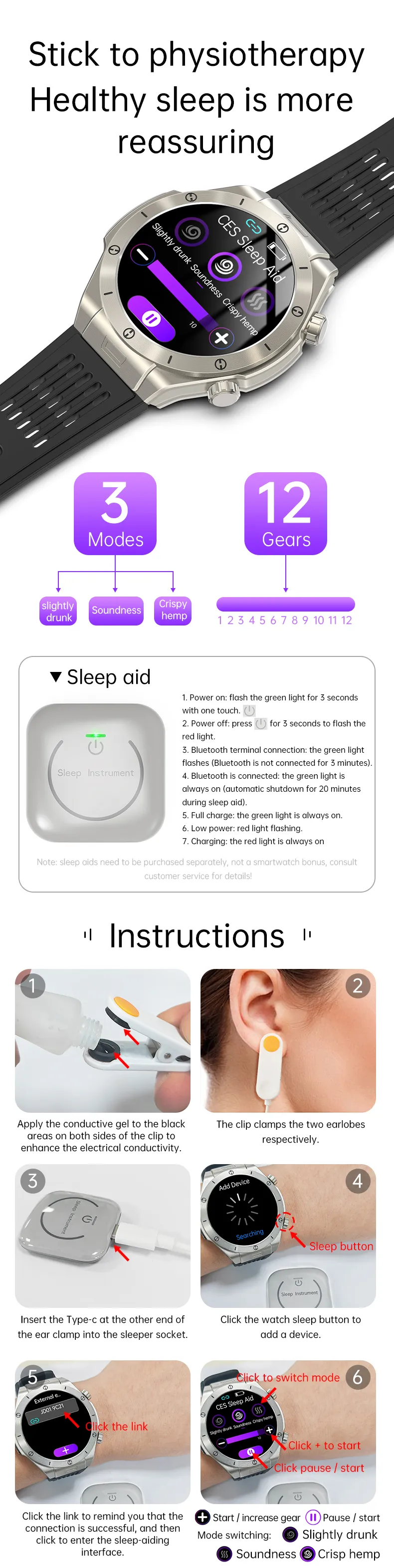 ECG Health Smartwatch FD01