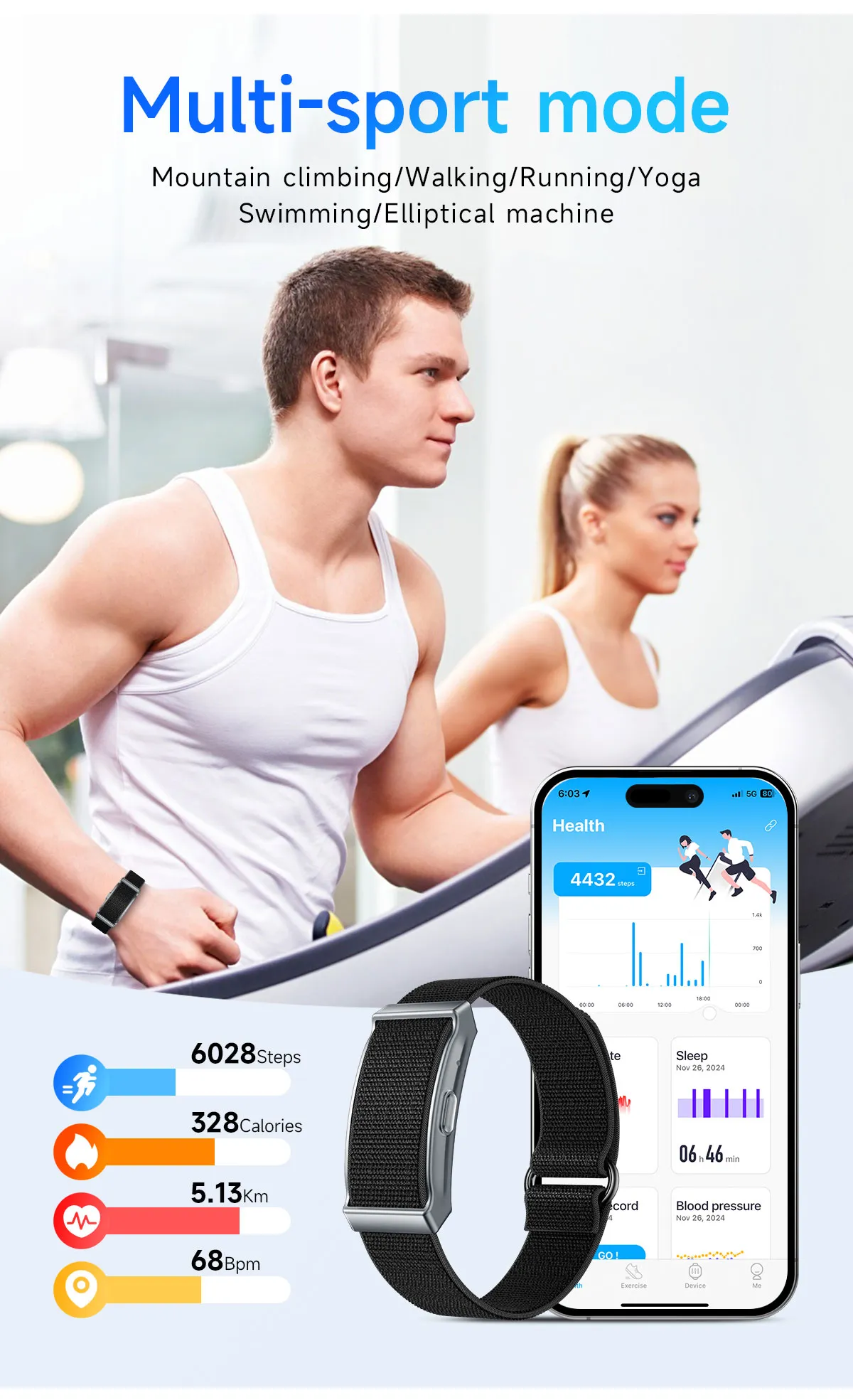 Olevs Smart Bracelet G69
