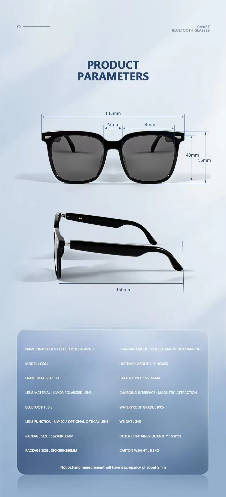Olevs Smart Glasses GS01