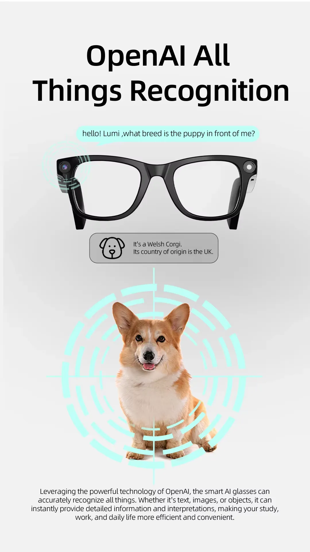 Olevs Smart Glasses GS3