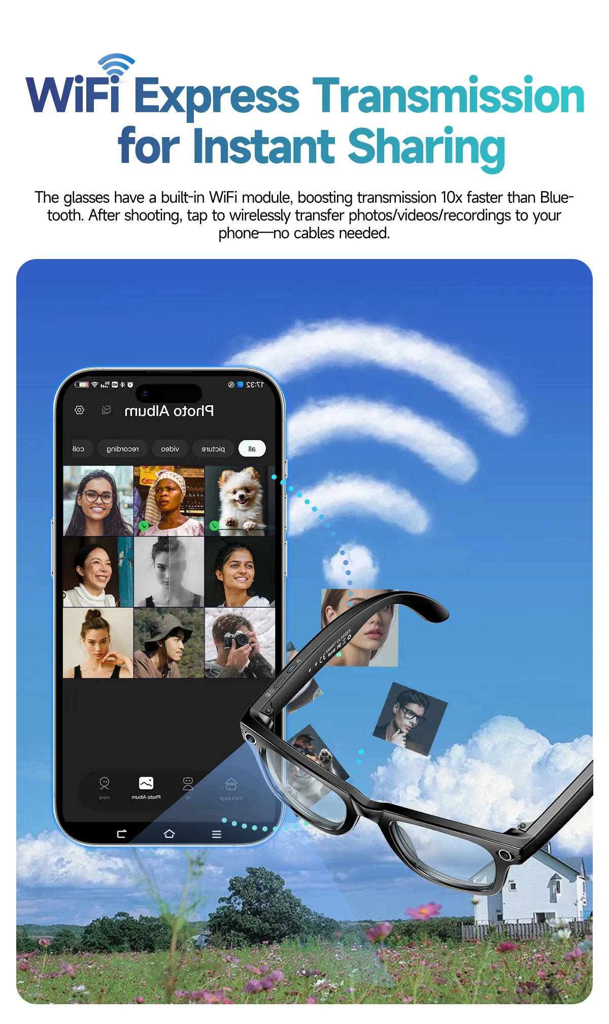 Olevs Smart Glasses GS4