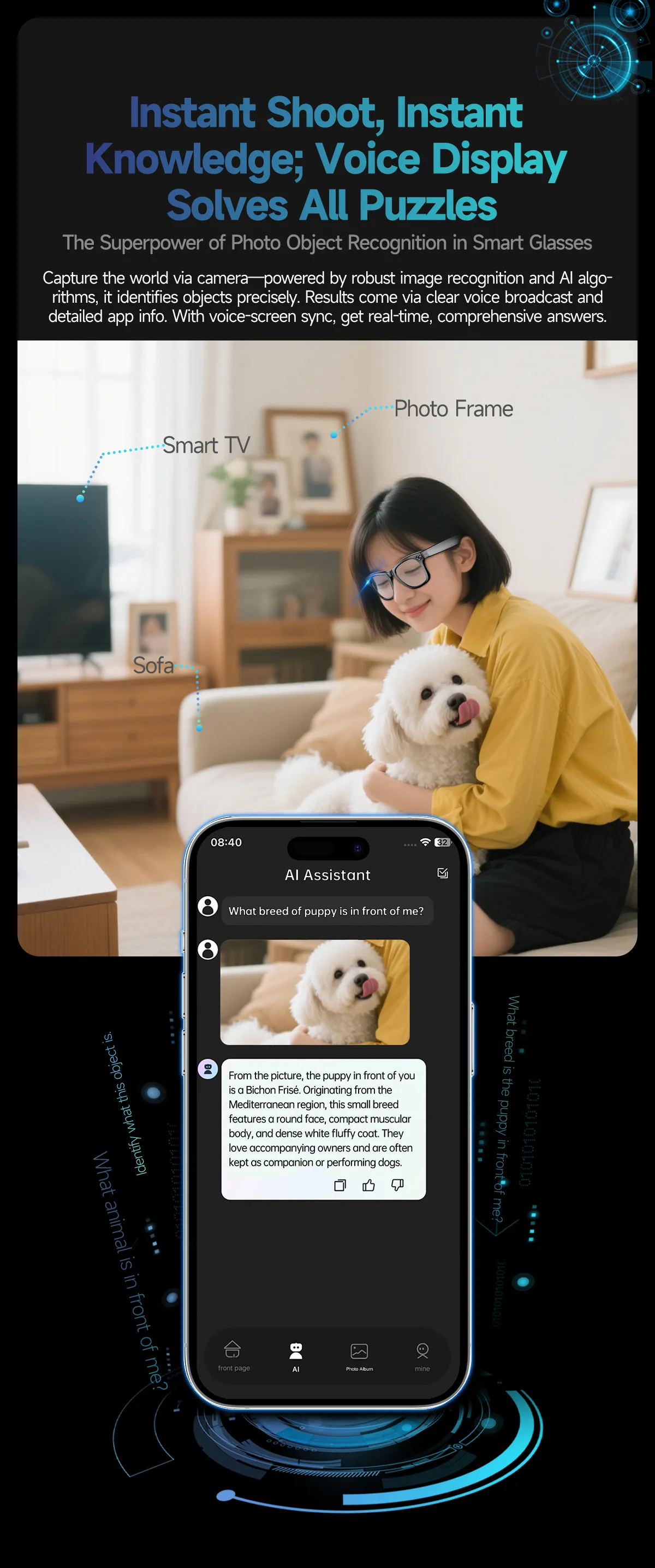 Olevs Smart Glasses GS4