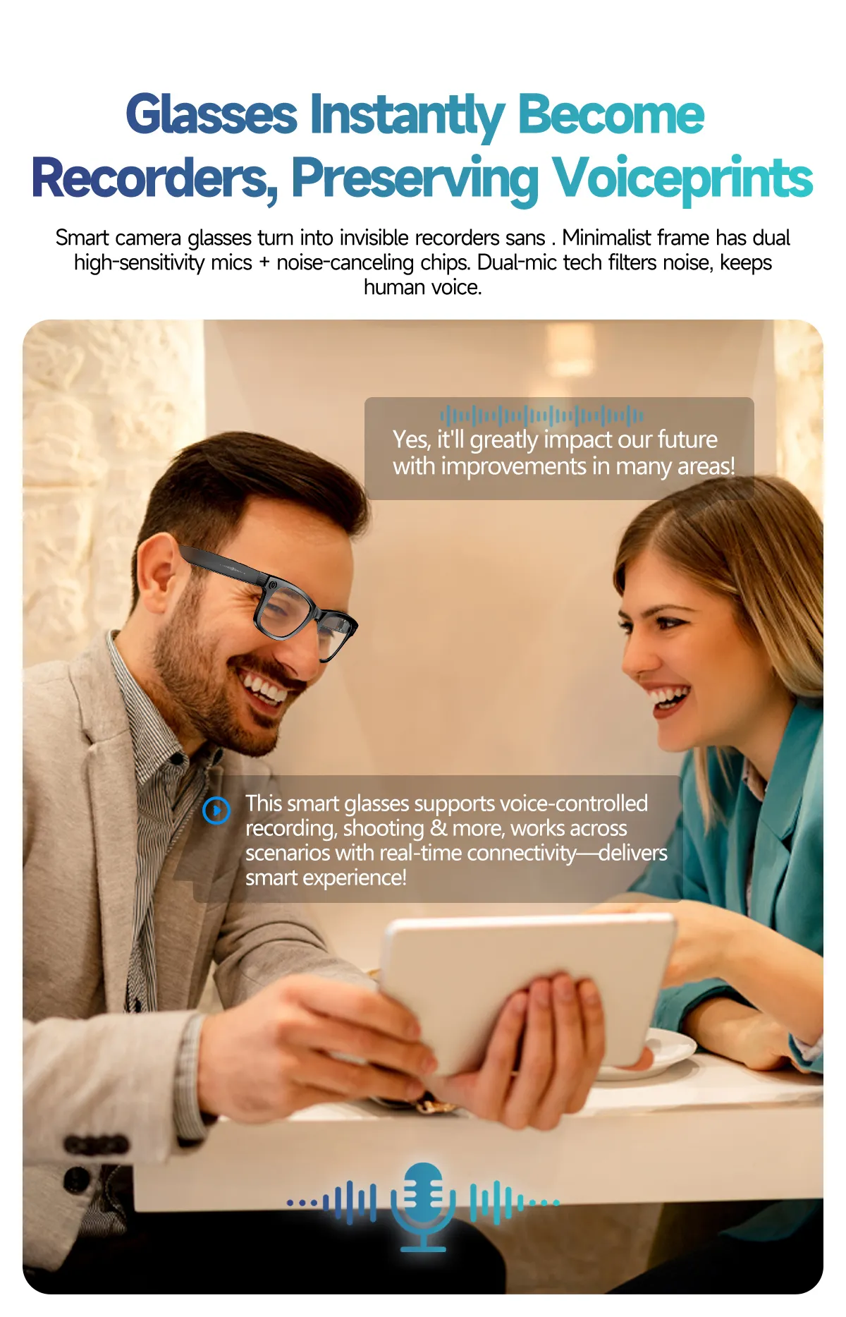 Olevs Smart Glasses GS4