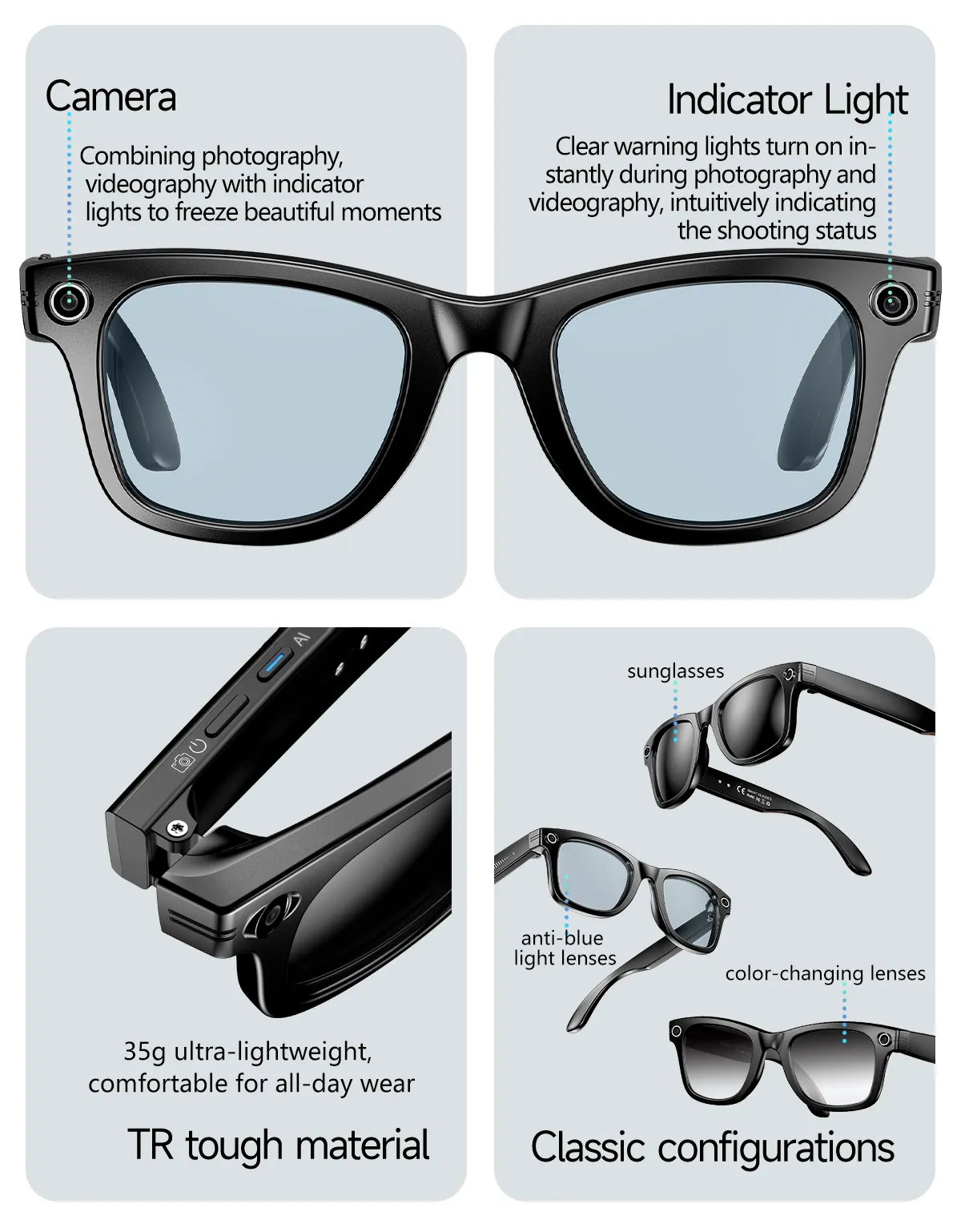 Olevs Smart Glasses GS4