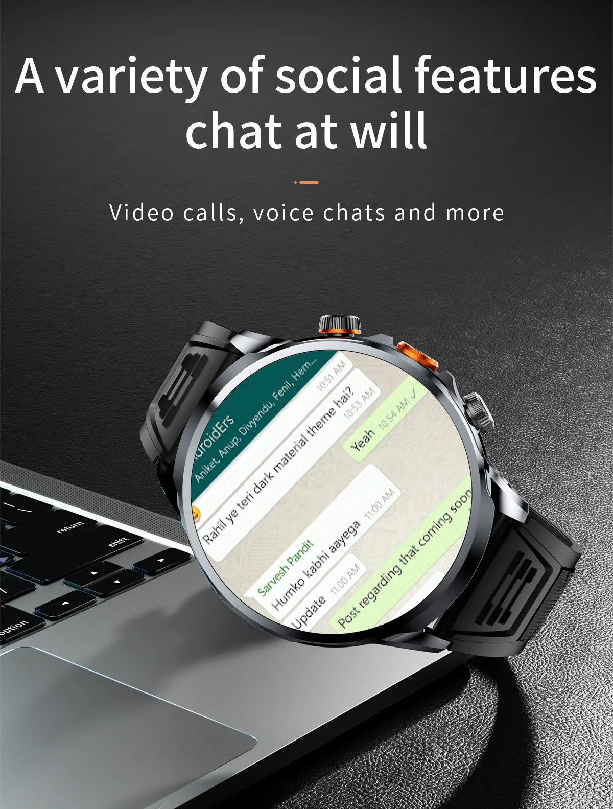 ECG Health Smartwatch H18