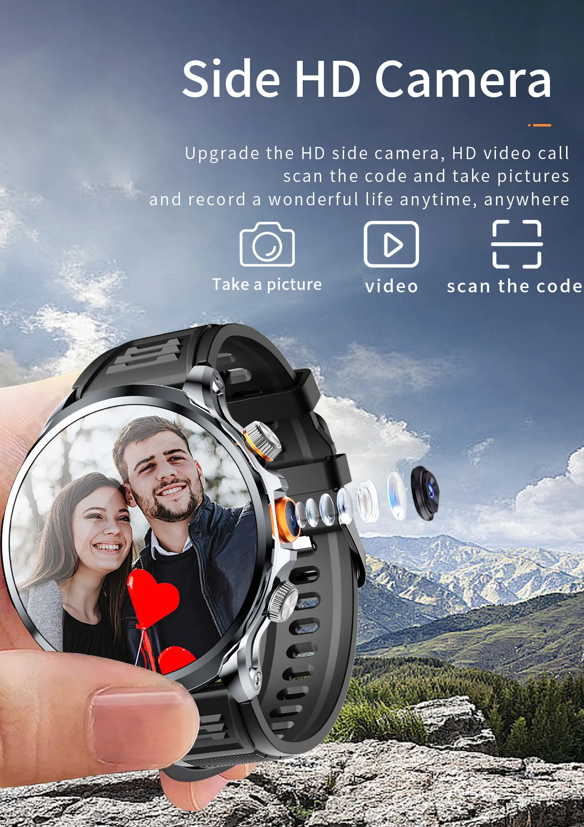 ECG Health Smartwatch H18