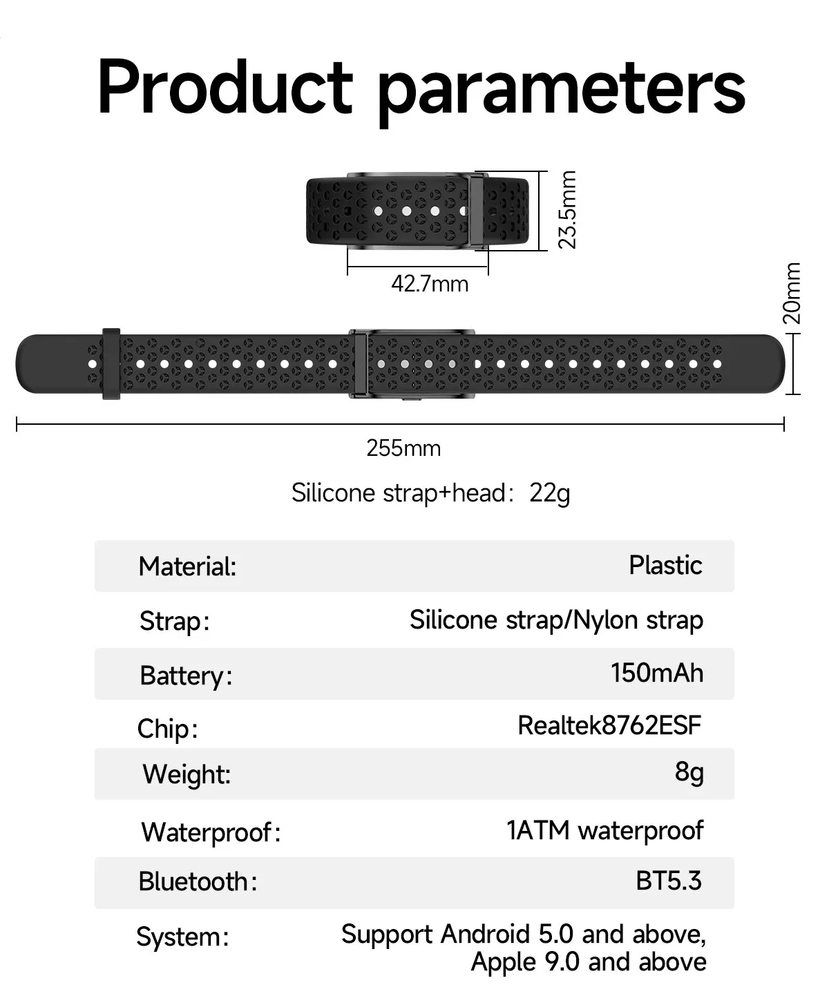 Olevs Smart Bracelet H59