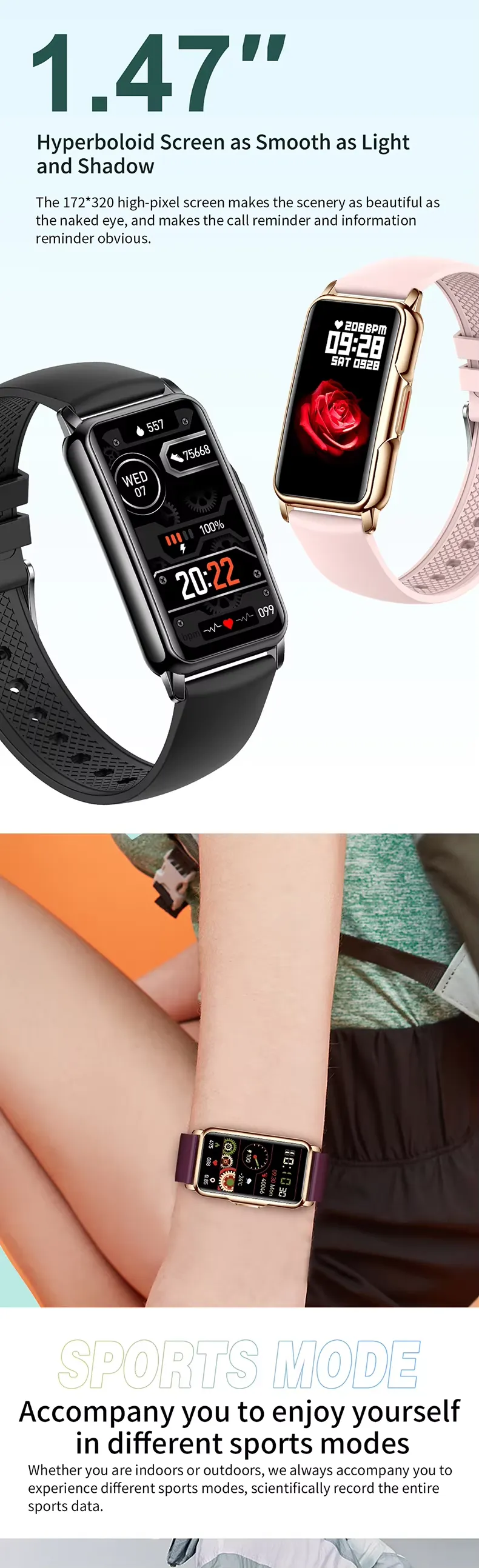 Olevs Smart Bracelet H80
