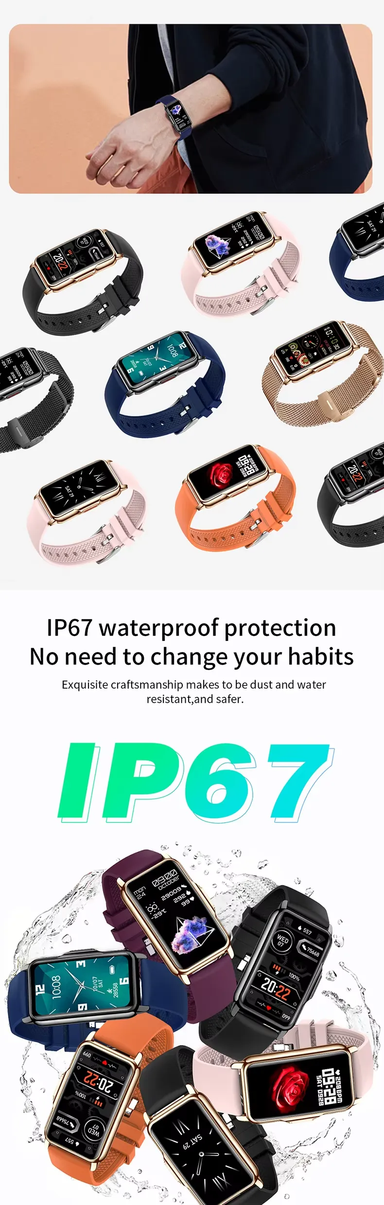 Olevs Smart Bracelet H80