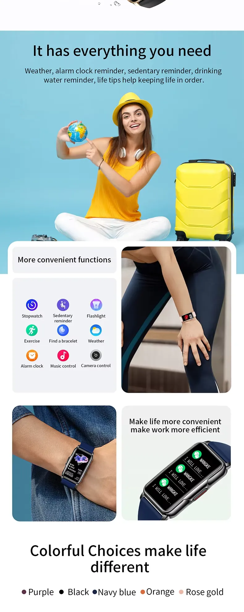 Olevs Smart Bracelet H80