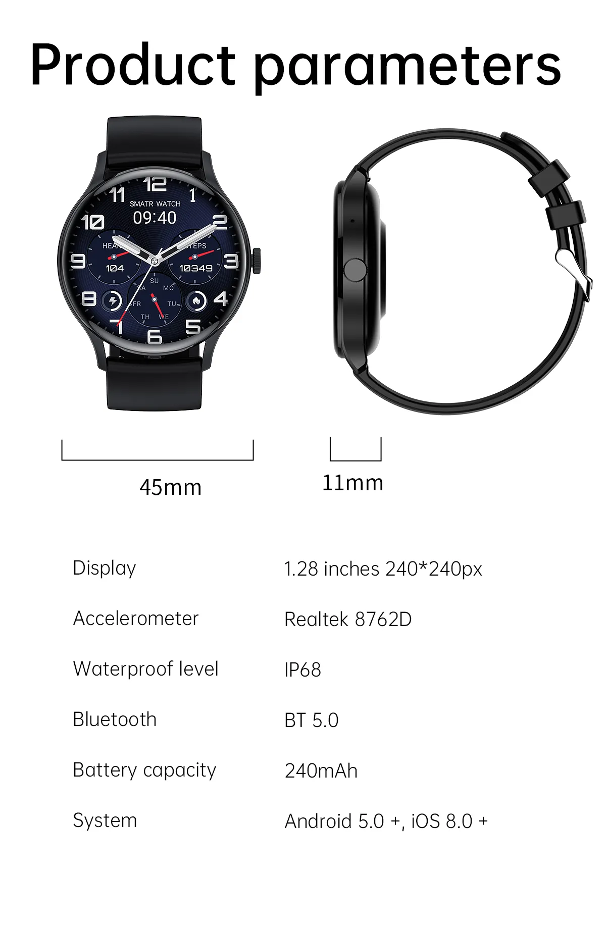 Olevs Smartwatch HK33