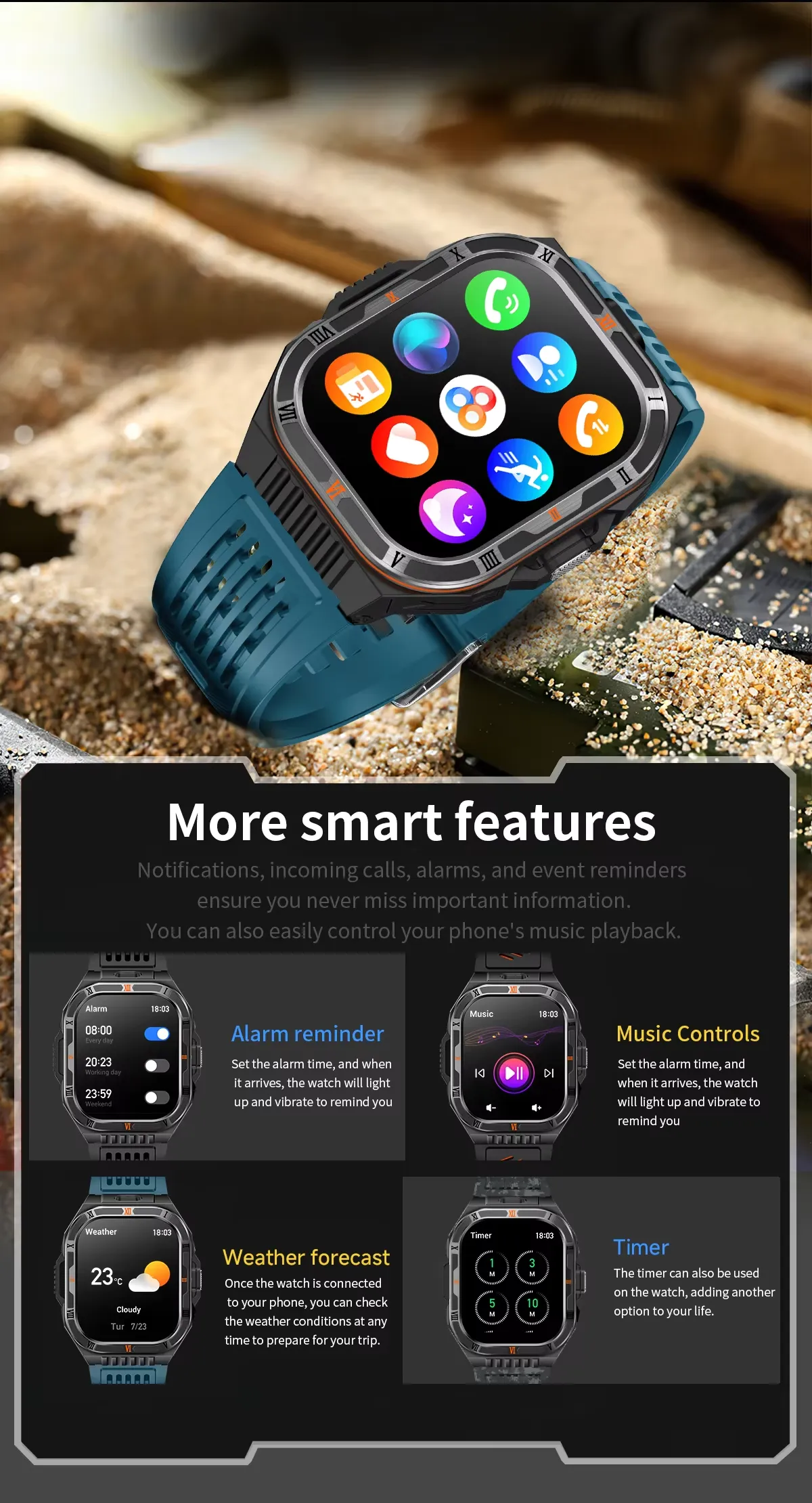 Olevs Smartwatch HT38