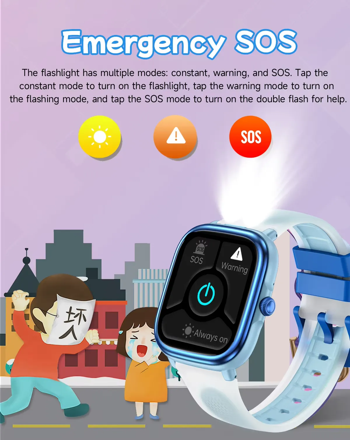 OLEVS Kids Smartwatch HT40