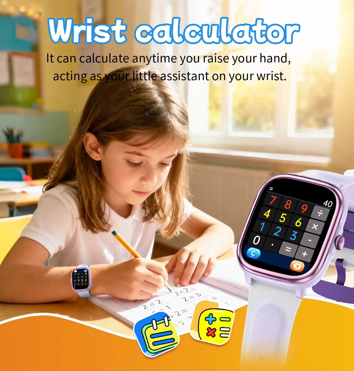 OLEVS Kids Smartwatch HT40