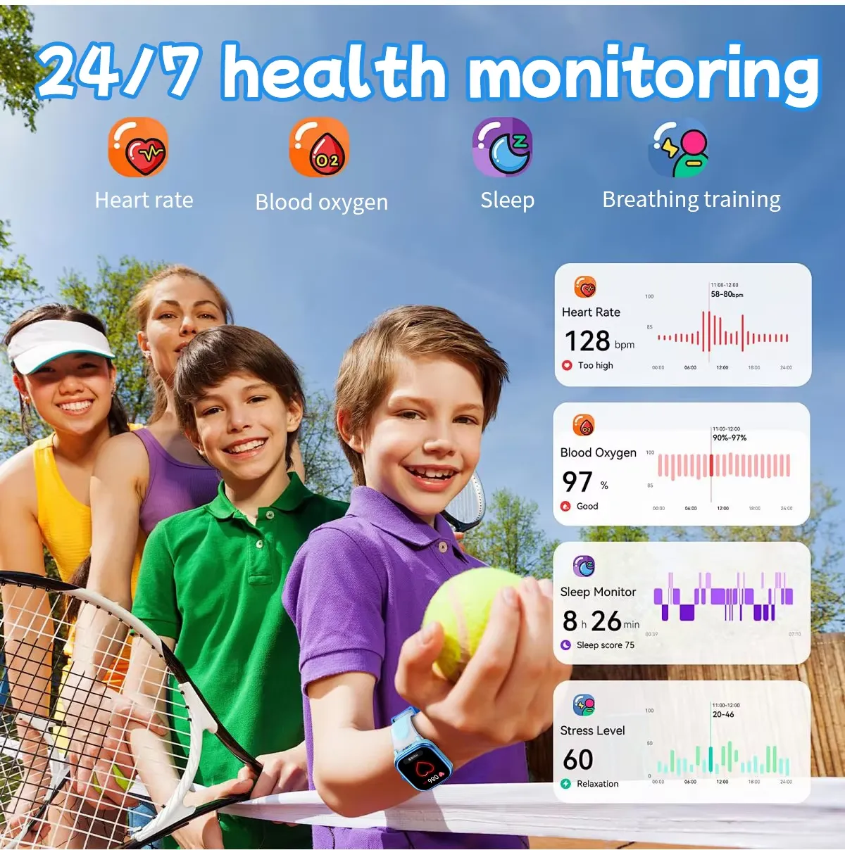 OLEVS Kids Smartwatch HT40