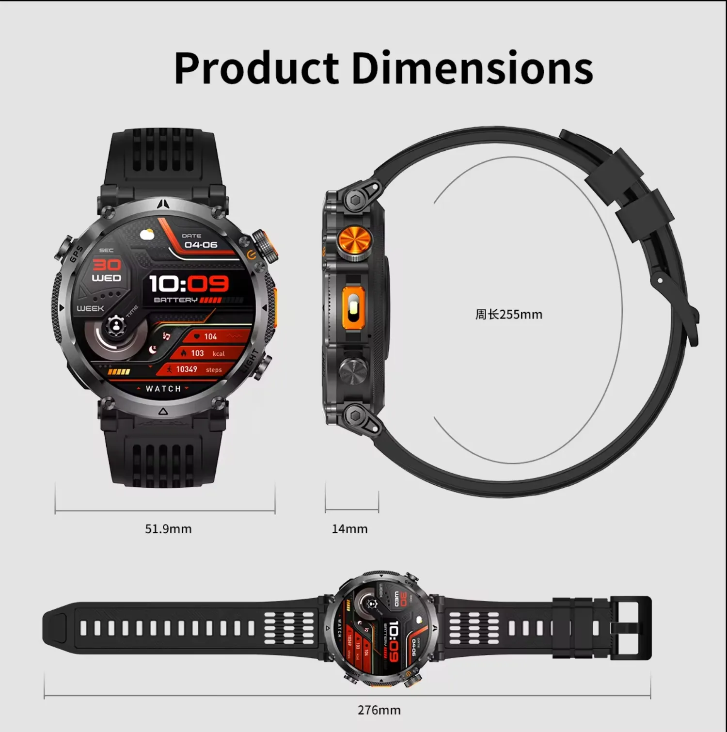 Olevs Smartwatch HT42