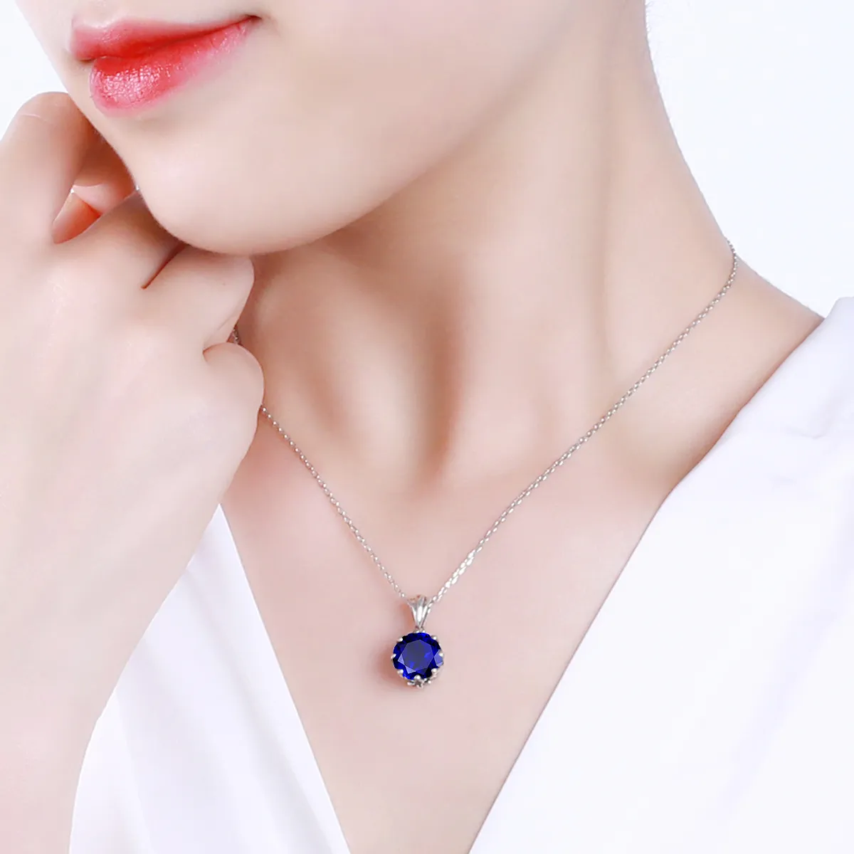 Vintage Mother Sapphire Jewelry Set