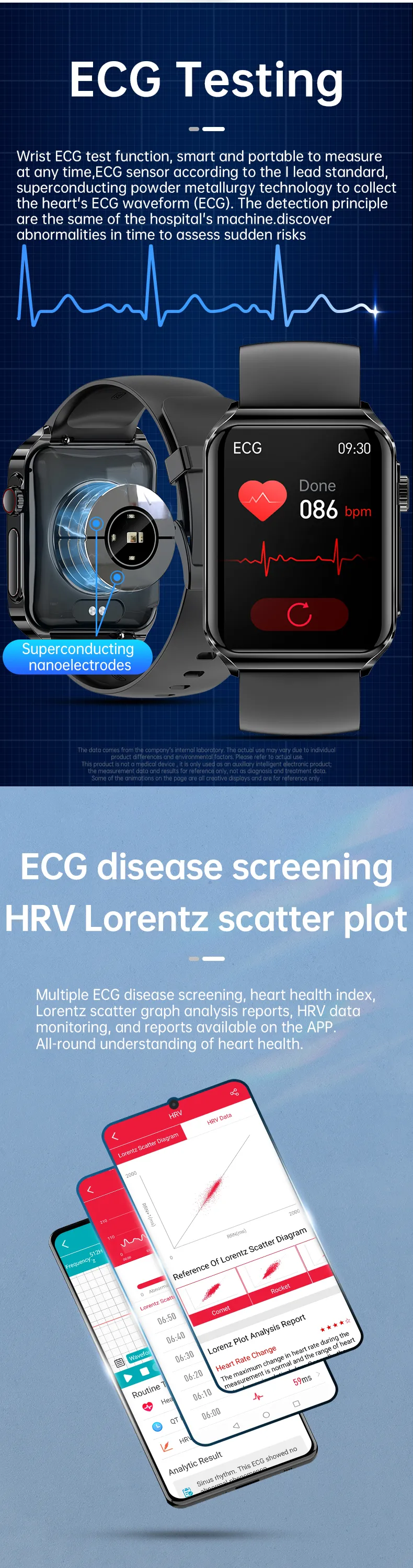 ECG Health Smartwatch JL05