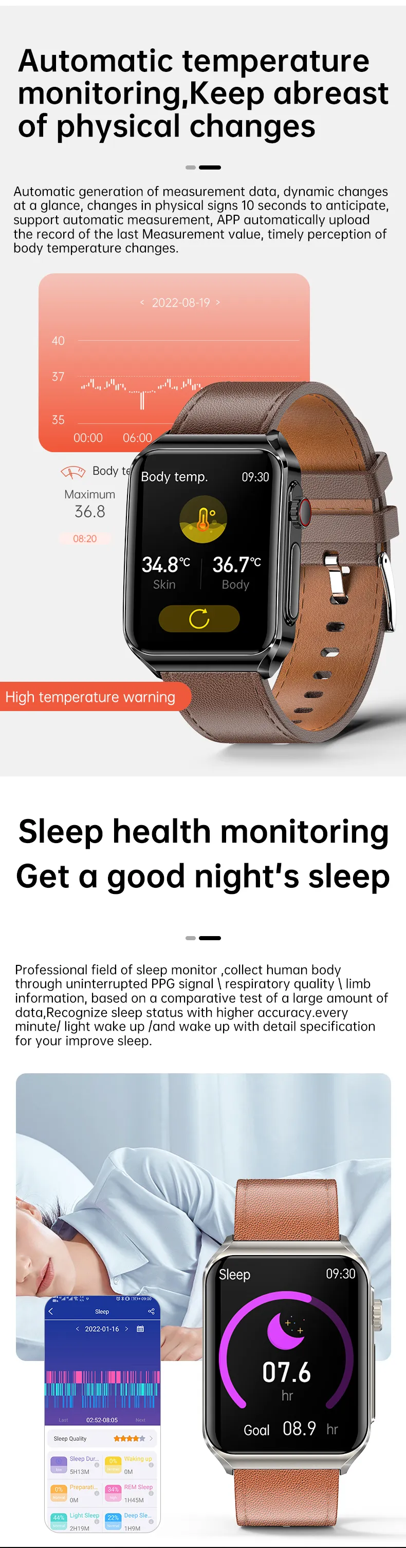 ECG Health Smartwatch JL05