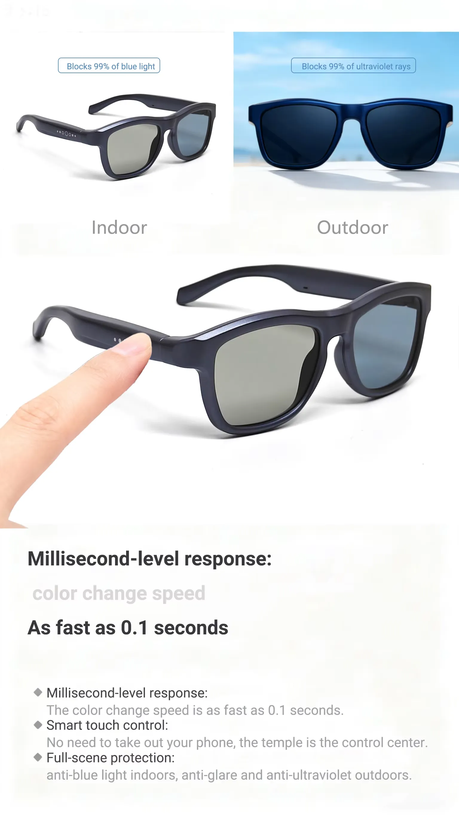 Olevs Smart Glasses JS-22 Pro