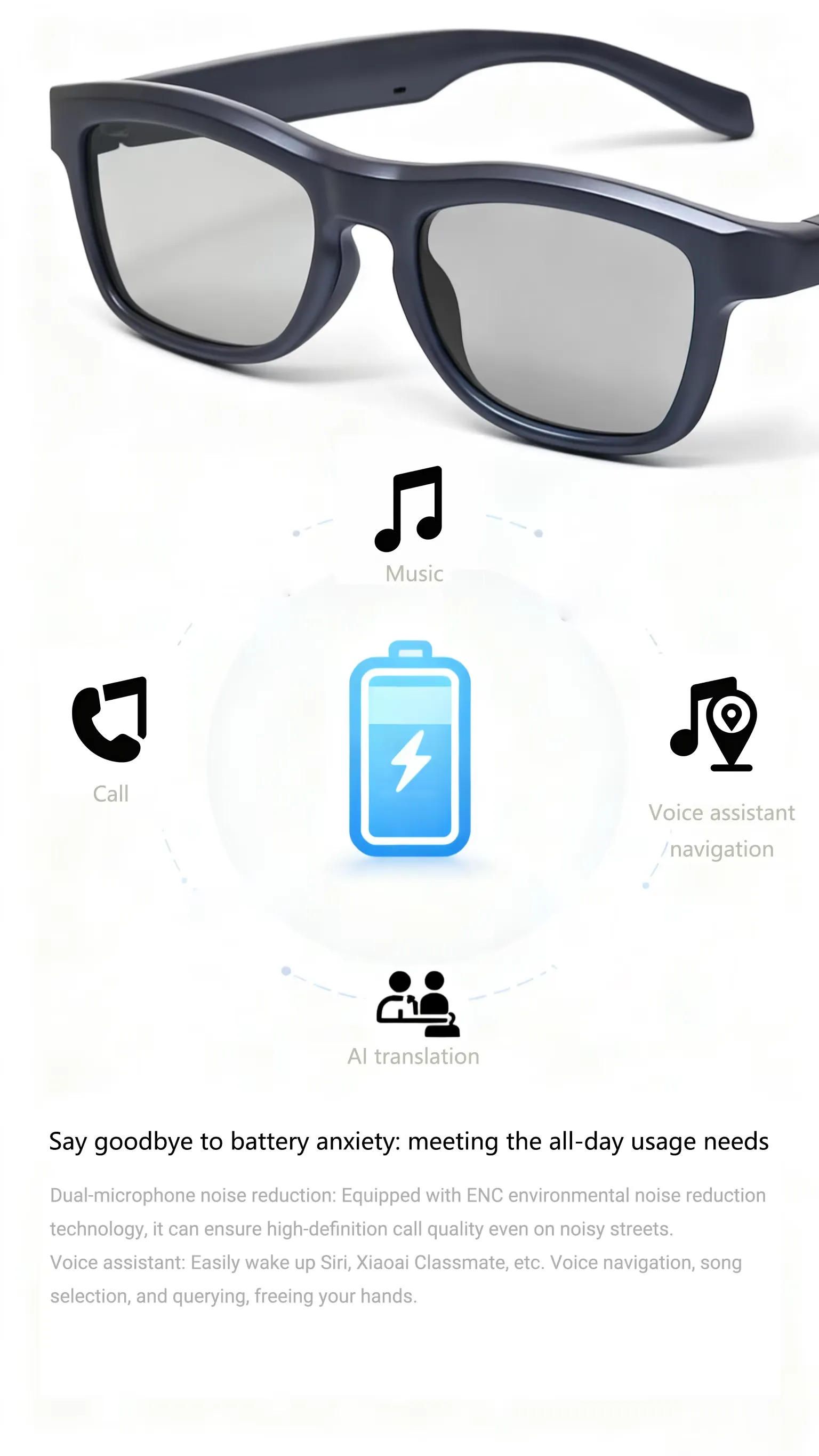 Olevs Smart Glasses JS-22 Pro