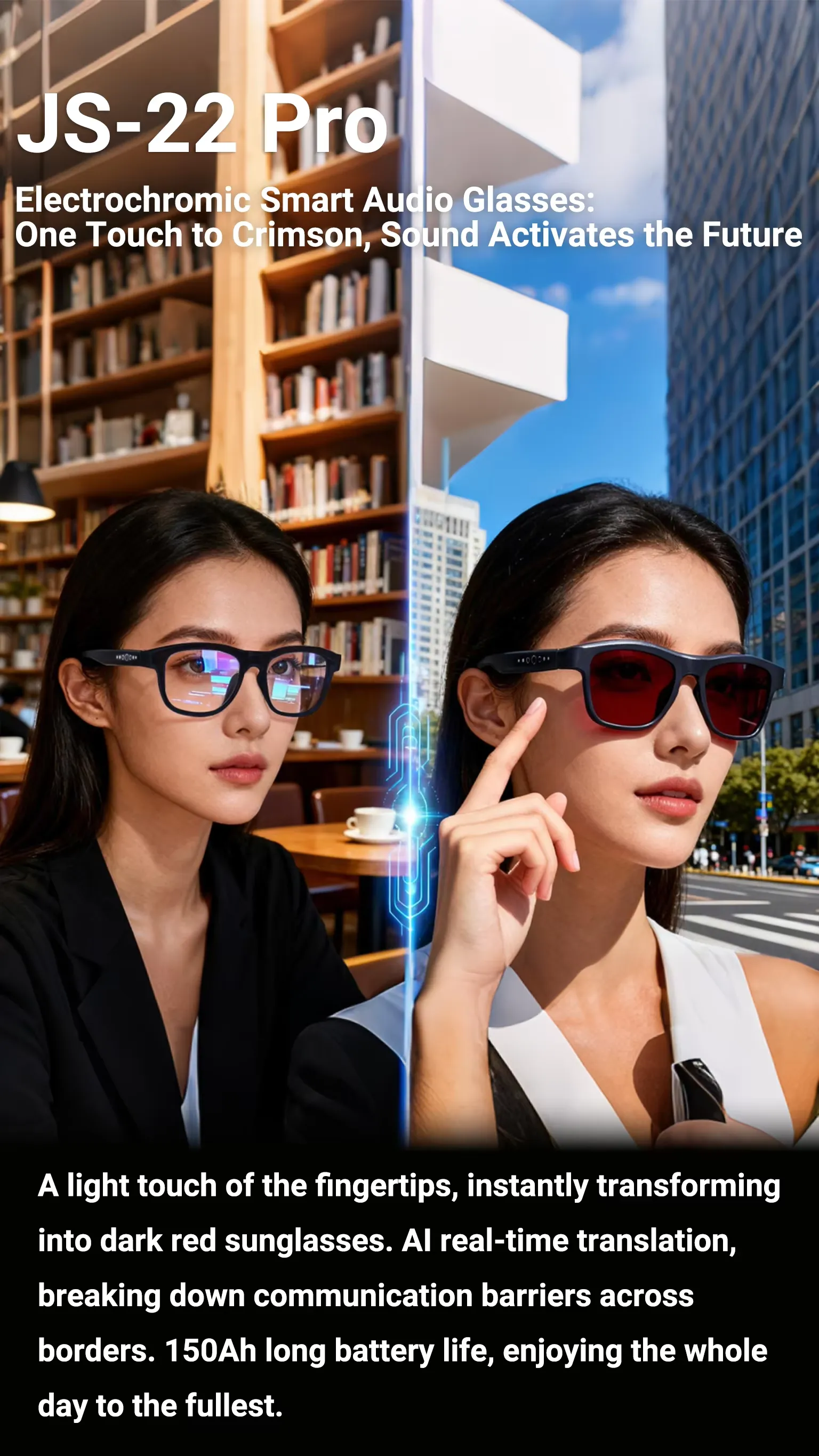 Olevs Smart Glasses JS-22 Pro