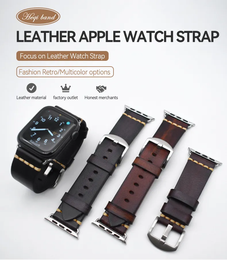Fashion Leather Apple Watch Band