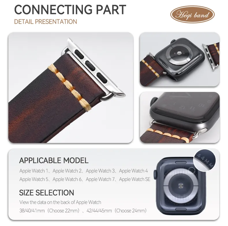 Fashion Leather Apple Watch Band