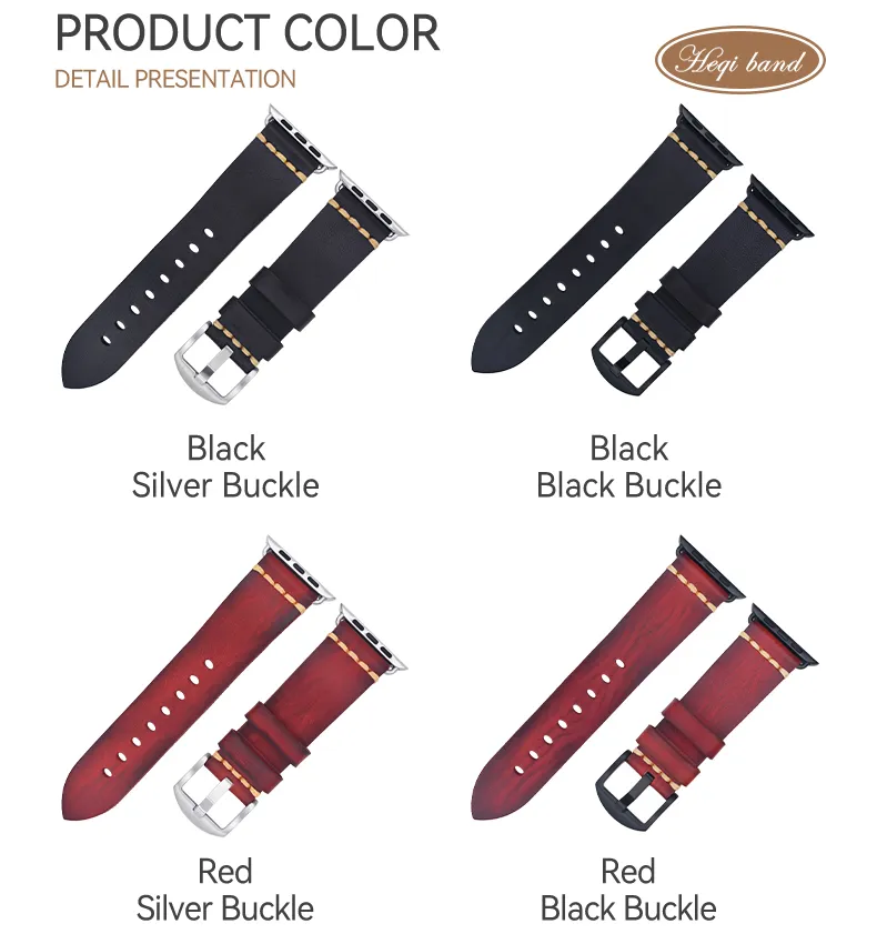 Fashion Leather Apple Watch Band