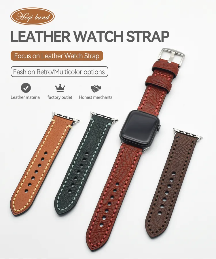 Classic Leather Apple Watch Band