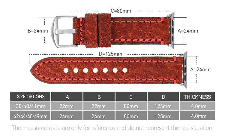 Classic Leather Apple Watch Band