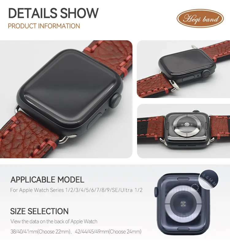 Classic Leather Apple Watch Band