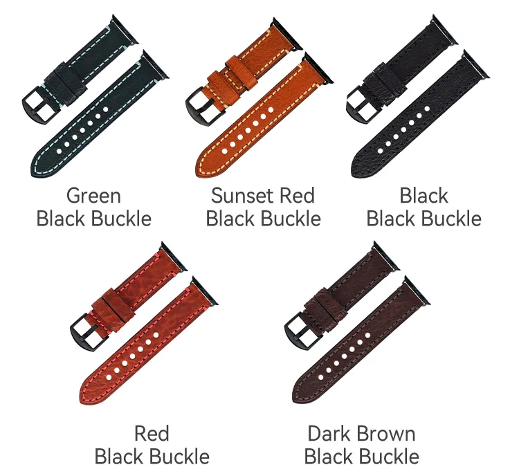 Classic Leather Apple Watch Band