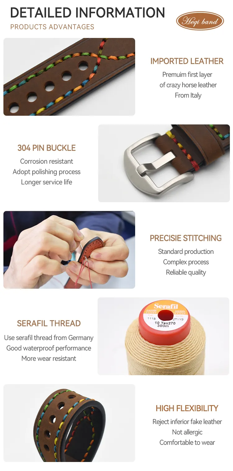 Vintage Leather Apple Watch Band