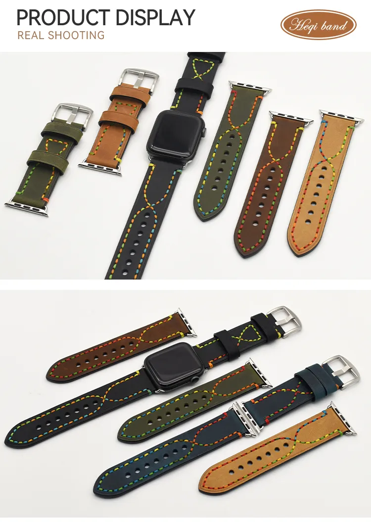 Vintage Leather Apple Watch Band