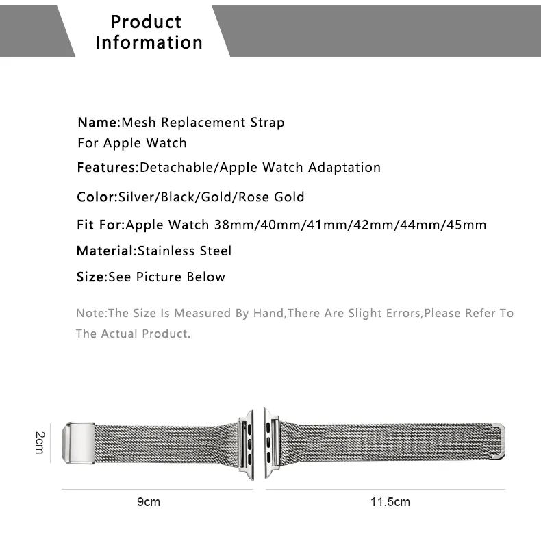 Milanese Loop Apple Watch Band