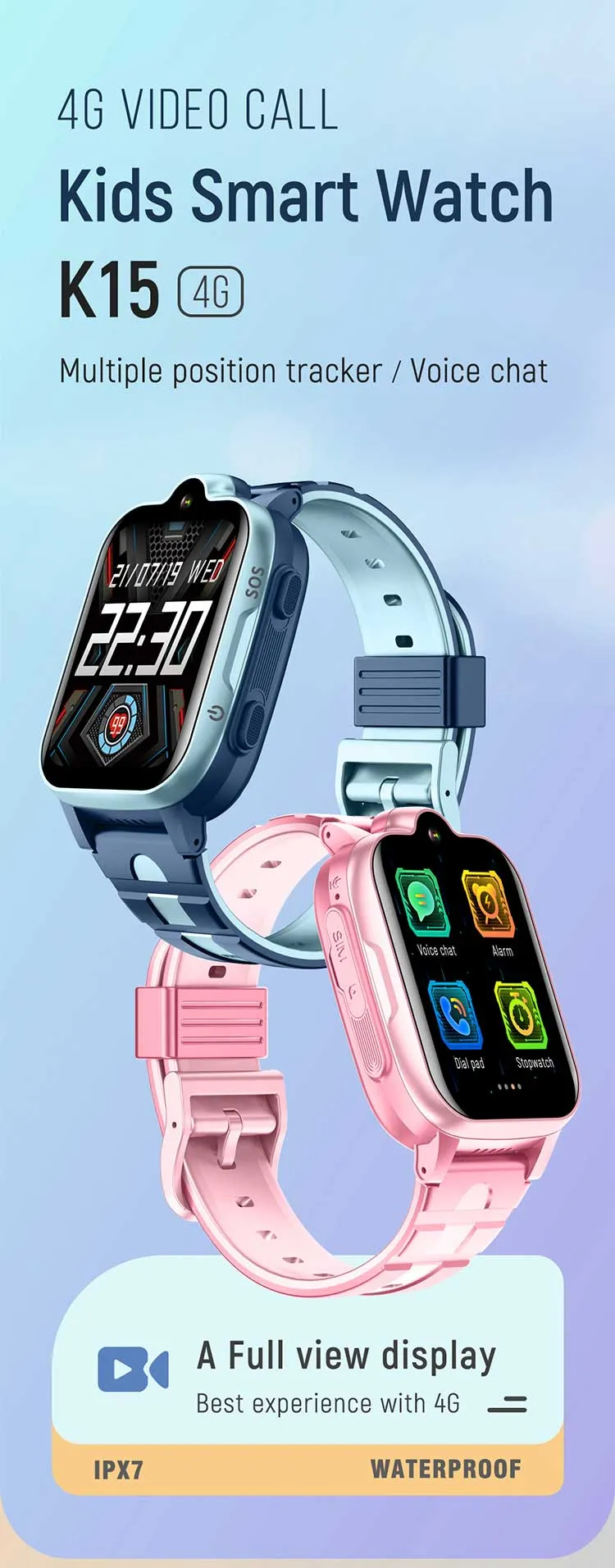 Olevs Kids Smartwatch K15H