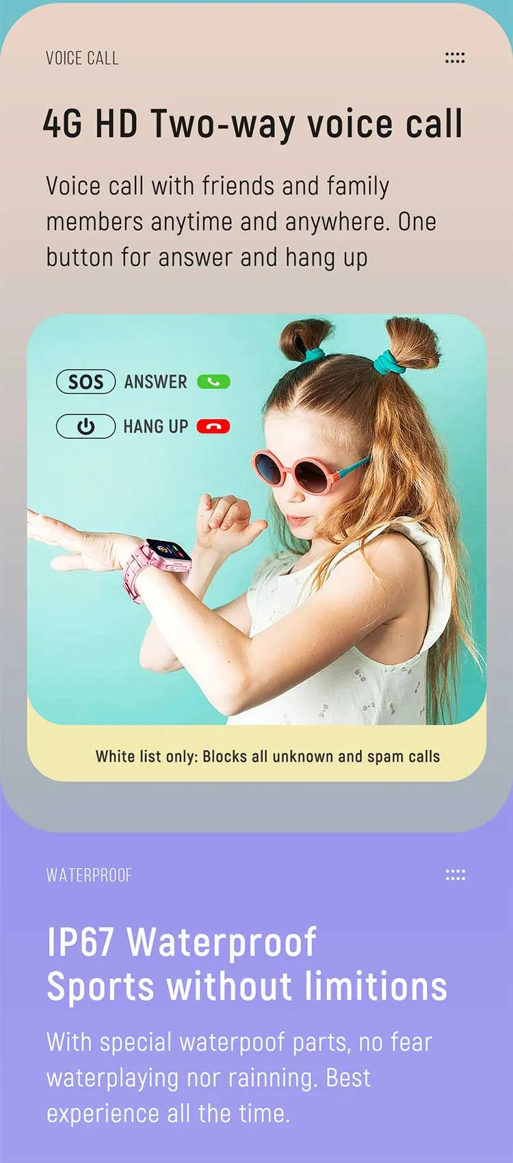 Olevs Kids Smartwatch K15H