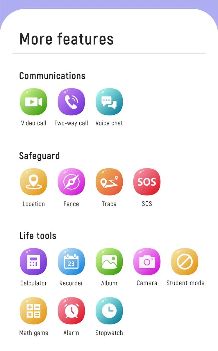 Olevs Kids Smartwatch K15H