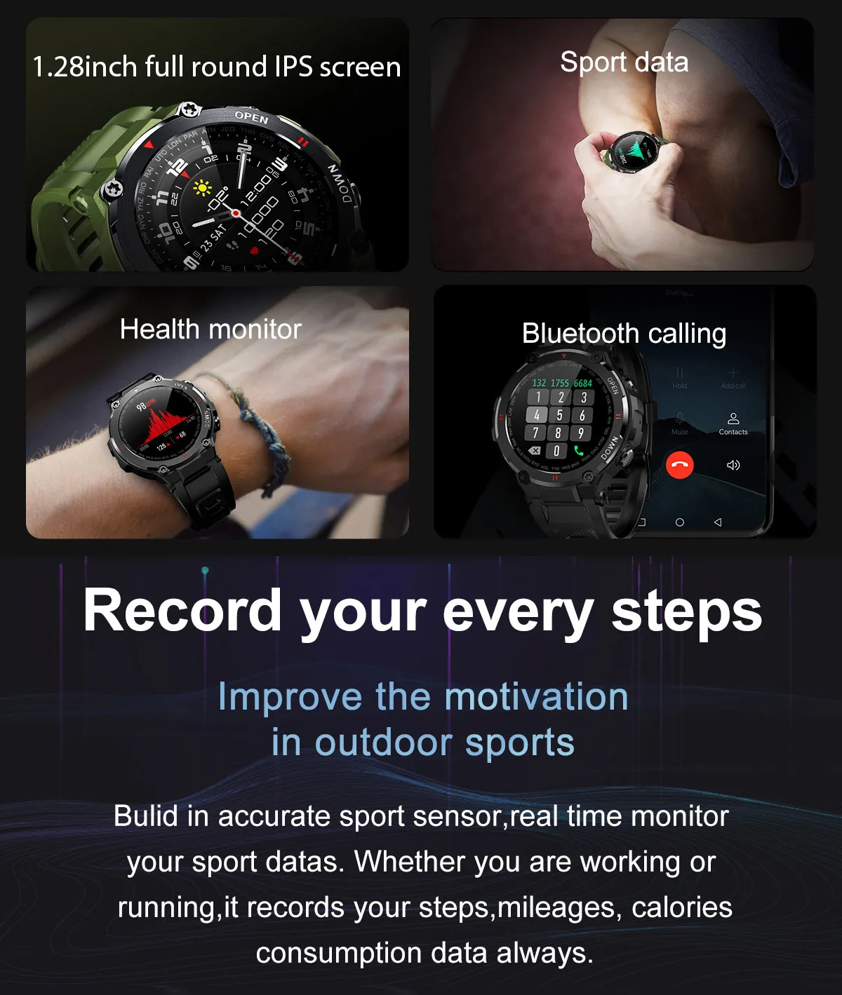 Olevs Smartwatch K22