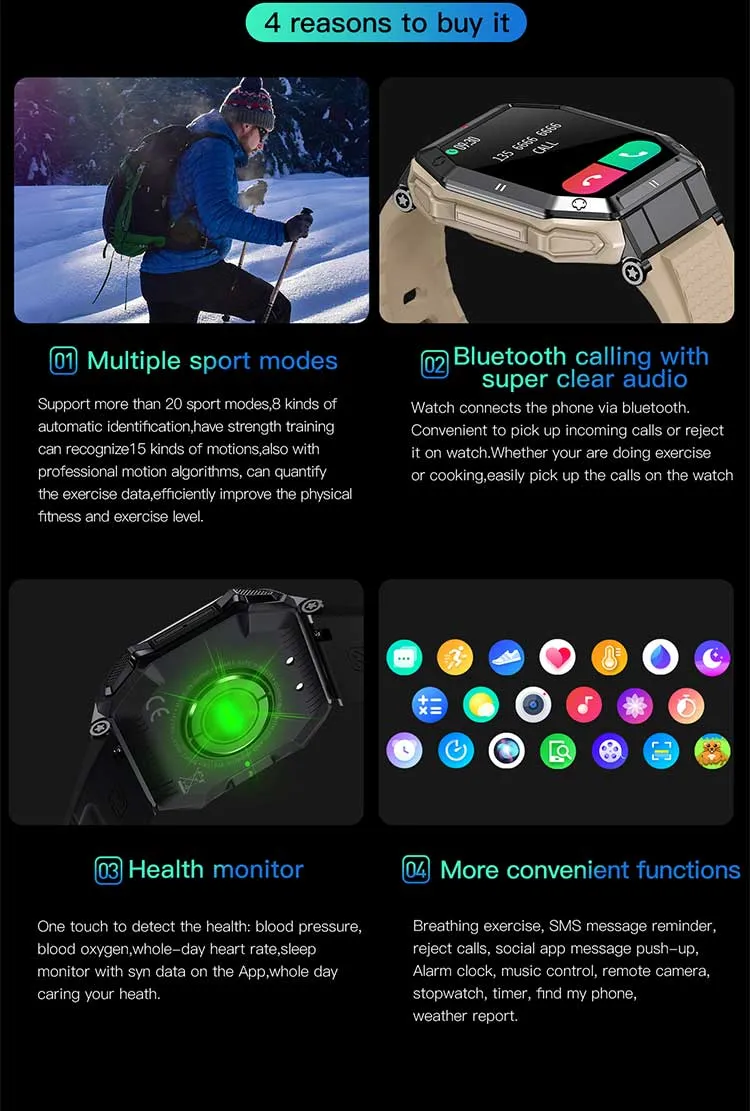 Olevs Smartwatch K55
