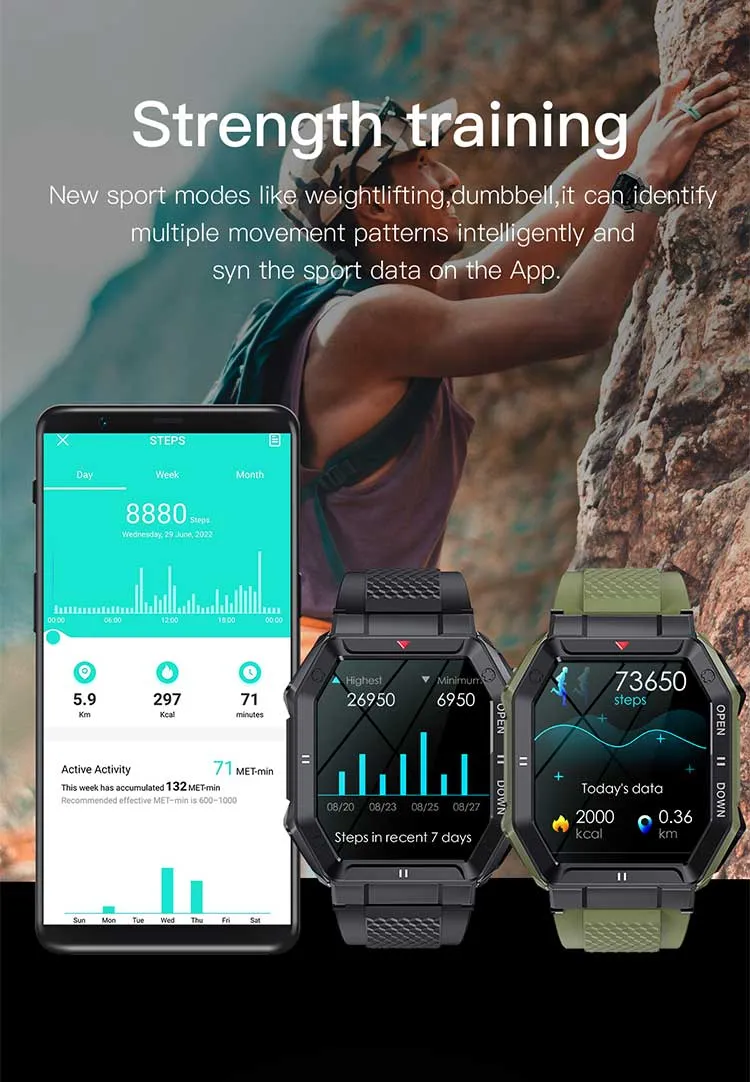 Olevs Smartwatch K55