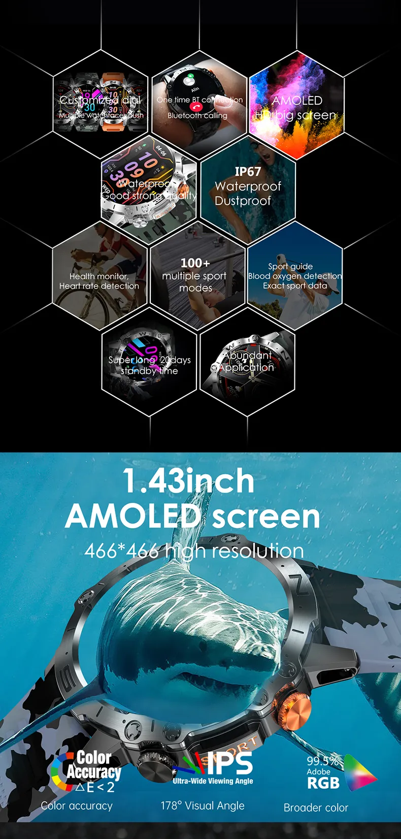 Olevs Smartwatch K59