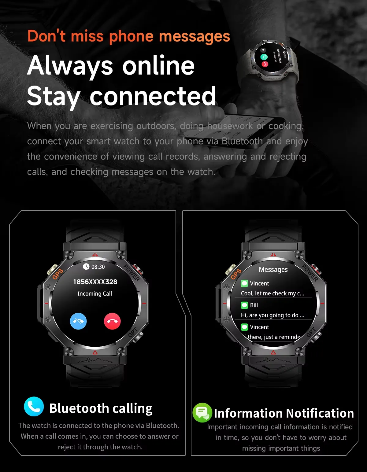 OLEVS Smartwatch KC91