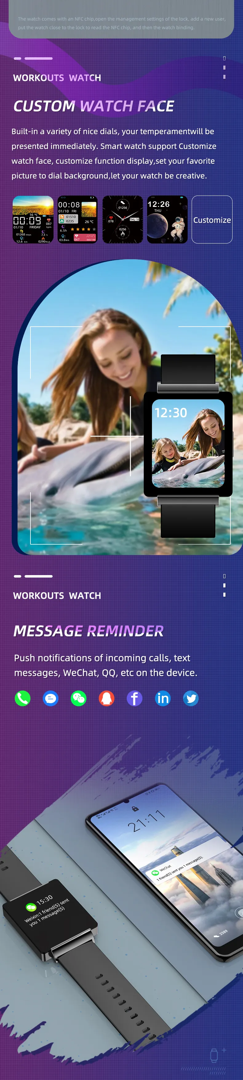 ECG Health Smartwatch KS01