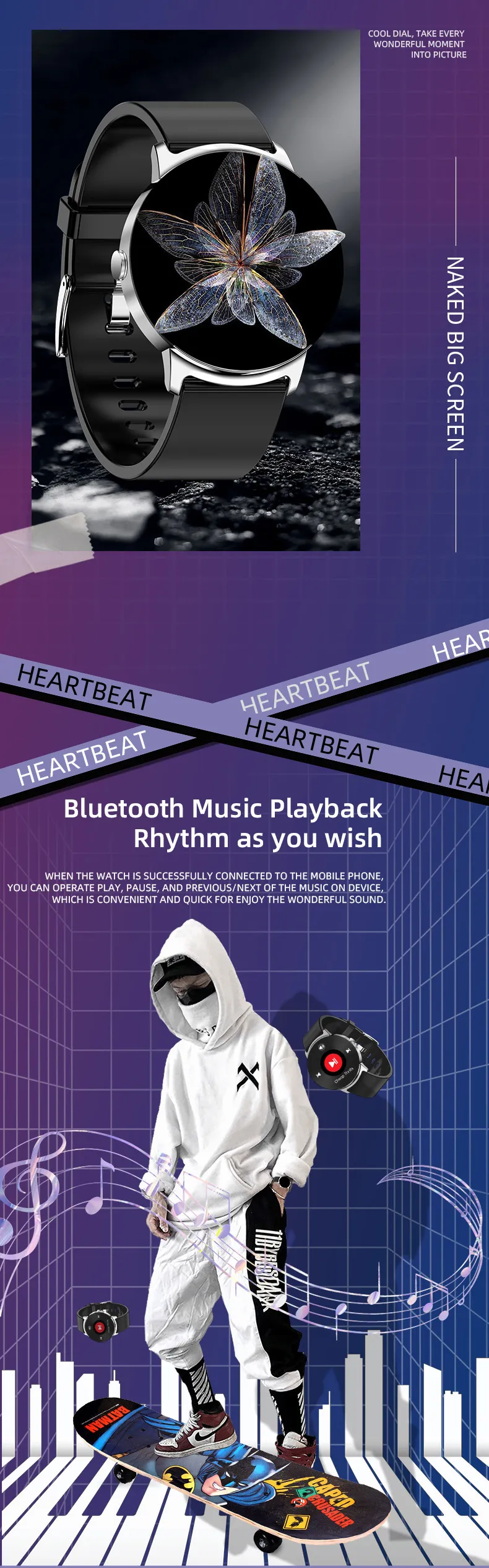 ECG Health Smartwatch KS02