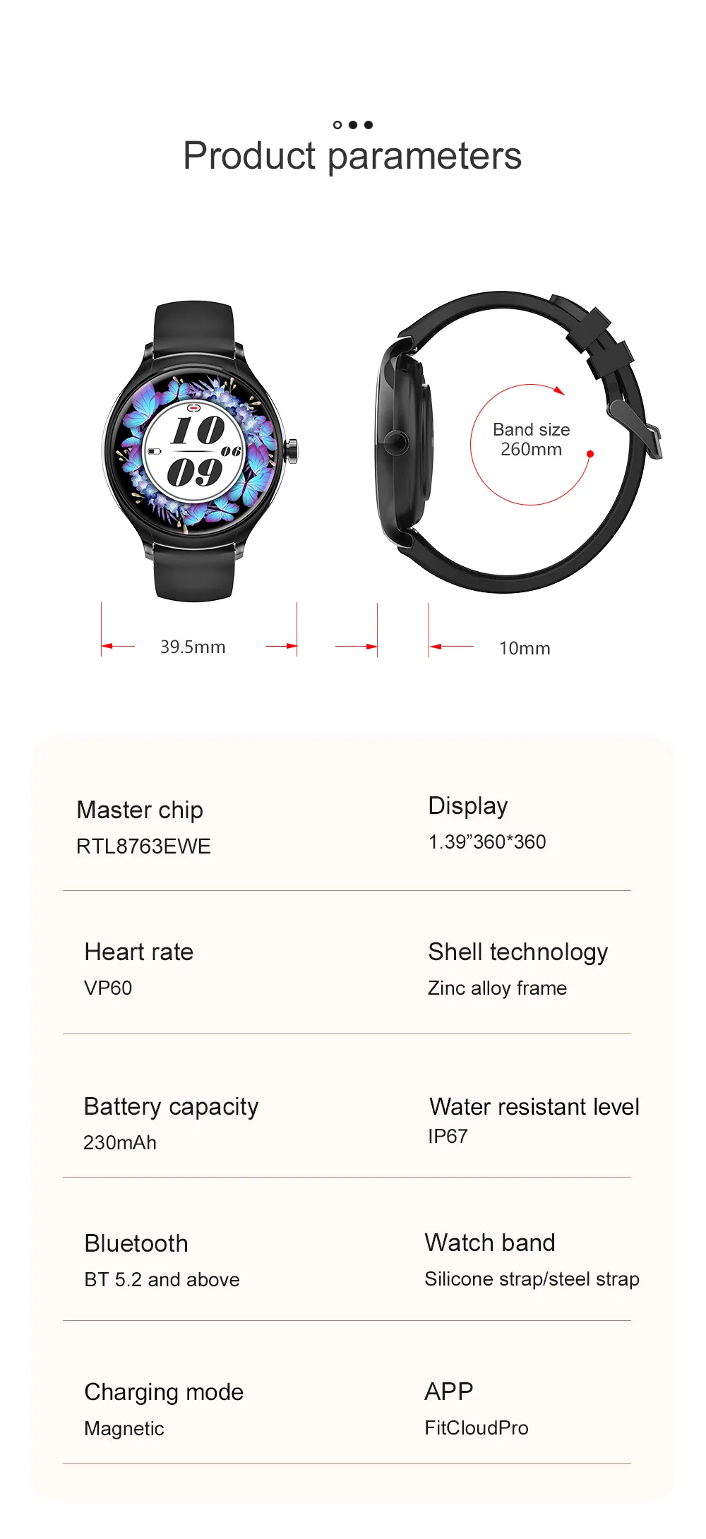 Olevs Smartwatch KT67