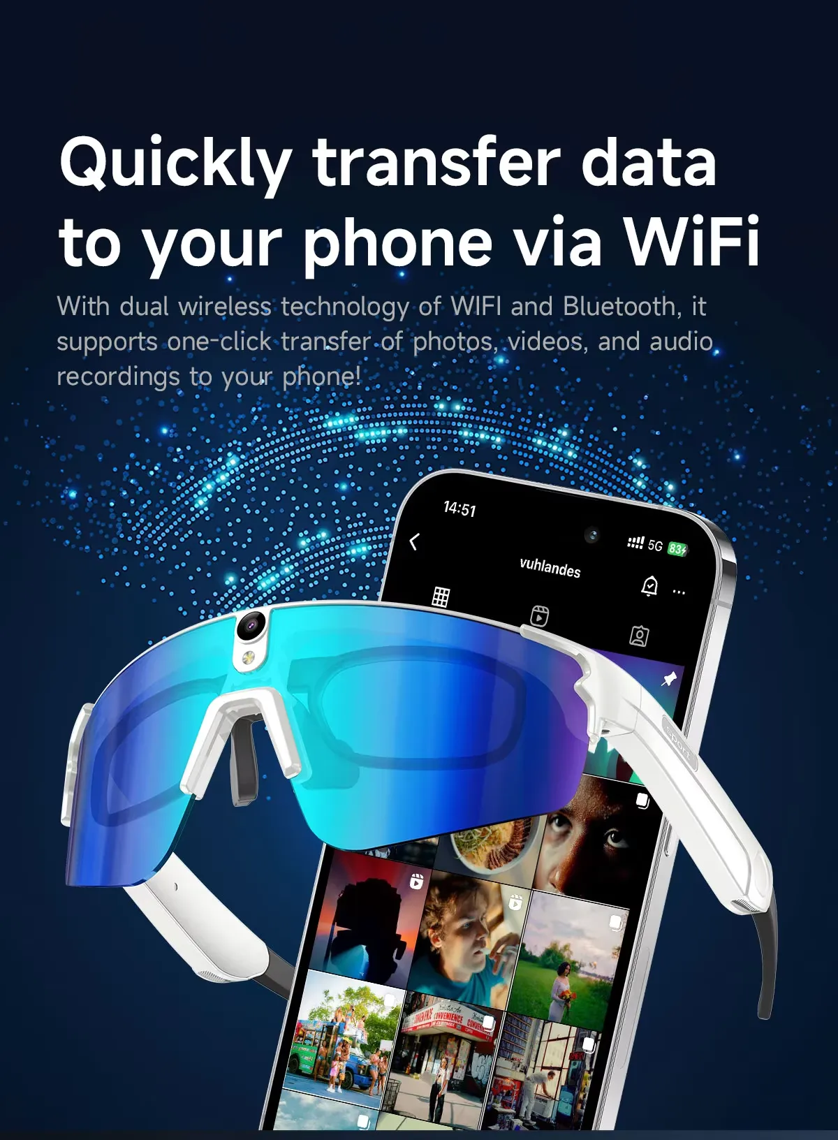 Olevs Smart Glasses L805