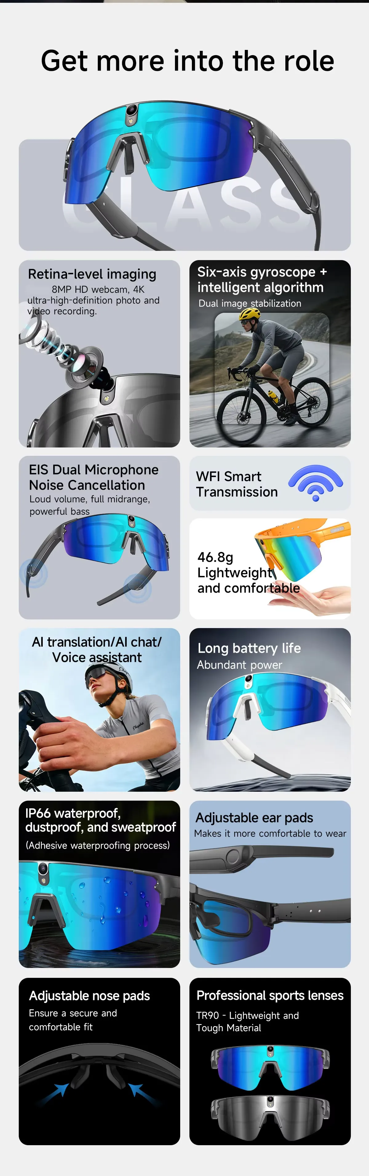 Olevs Smart Glasses L805