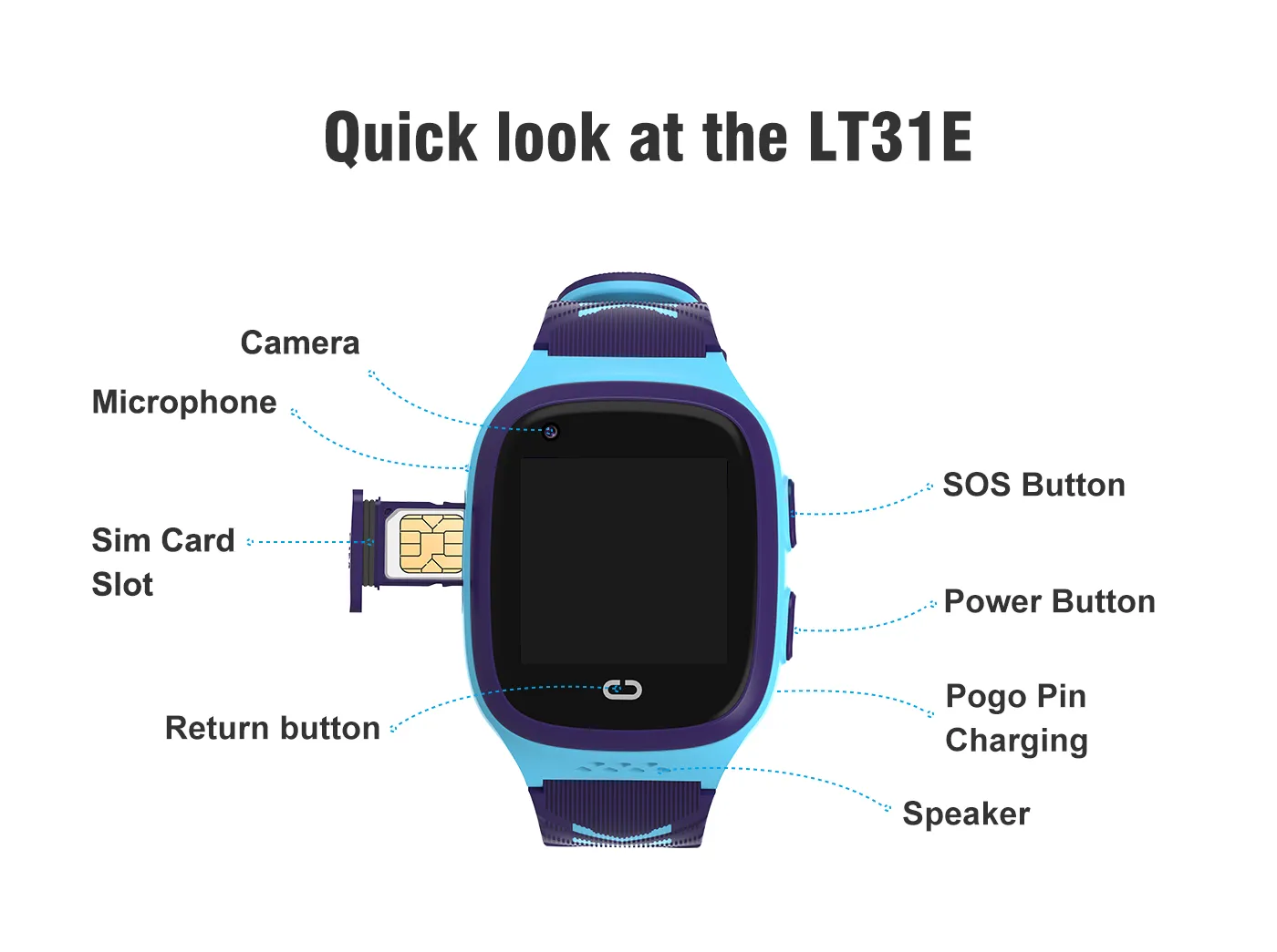 Olevs Kids Smartwatch LT31